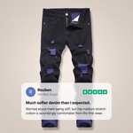 BECKETT FLEX DISTRESSED JEANS
