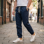 MOORHAVEN LINEN TRAVEL JOGGERS