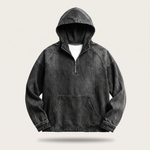 RIVINGTON HALF-ZIP DENIM JACKET