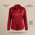 GENEVIEVE ELEGANT BUTTON BLOUSE