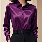 GENEVIEVE ELEGANT BUTTON BLOUSE