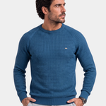 Crew Neck Knitwear Jumper Sweater - Cross & Crown