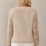 Claudia | Openwork Knit Sweater
