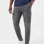 Denim Jeans Cargo Trousers - Cross & Crown