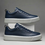 BROMLEY GRAINED LEATHER TRAINERS