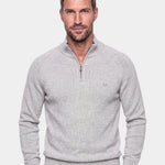 Elegant Quarter Zip Sweater - Cross & Crown