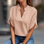 FRANCESCA CLASSIC V-NECK TOP