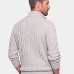 Essential Half Zip Curve Sweater - Cross & Crown