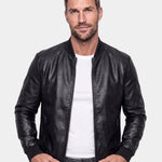 Essential Leather Jacket - Cross & Crown