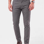 Essential Slim Fit Straight Trousers - Cross & Crown