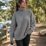 Genevieve | High-Neck Relaxed Sweater