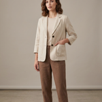 Korean Style Blazer Jacket – Lightweight Loose Fit for Spring & Autumn