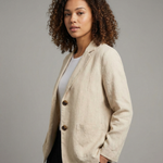 Korean Style Blazer Jacket – Lightweight Loose Fit for Spring & Autumn