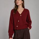 Estelle | Cross-Button V-Neck Cardigan