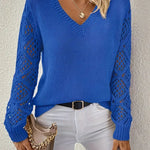 Claudia | Openwork Knit Sweater