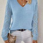 Claudia | Openwork Knit Sweater
