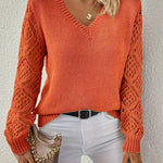 Claudia | Openwork Knit Sweater