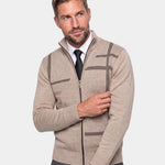 Graphite Symmetry Knit Jacket - Cross & Crown