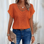 Clara | Crochet-Detail Boho Top