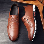 PETERSEN LEATHER TRAINERS