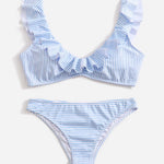 Carla® | Striped Summer Bikini Set for With Maritime Design