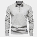 Half Zip Knitwear Pullover Sweater - Cross & Crown