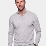 Half Zip Knitwear Pullover Sweater - Cross & Crown