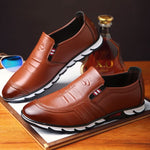PETERSEN LEATHER TRAINERS