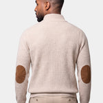 High Collar Quarter Zip Corduroy Pullover - Cross & Crown