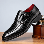 Marco Double Monk-Strap Leather Shoes