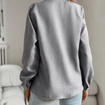 AURORA RUFFLE LONG SLEEVE SHIRT