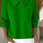 Carmen | Collared Relaxed Pullover