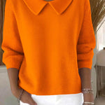 Carmen | Collared Relaxed Pullover
