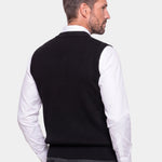Knit Vest Waistcoat - Cross & Crown