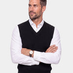 Knit Vest Waistcoat - Cross & Crown