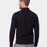 Knitted Stand Collar Cotton Cardigan - Cross & Crown