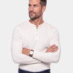 Latitude Ribbed Henley - Cross & Crown