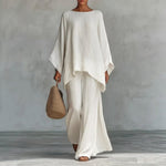Christine | Two-Piece Set with Long Sleeves and Wide Pants