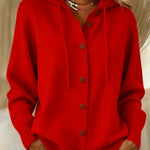 Brenda™ | Cozy Button Cardigan Hoodie