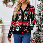 Gretchen | Festive Button-Front Cardigan