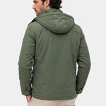 Military Hooded Jacket - Cross & Crown