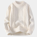 Minimalist Textured Sweater - Cross & Crown