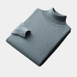 100% Merino Wool Turtleneck Sweater - Cross & Crown