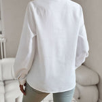 AURORA RUFFLE LONG SLEEVE SHIRT