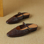 Kiro Genuine Leather Mules