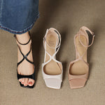 Christine Genuine Leather Heels
