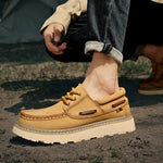 Harbor Genuine Leather Lace-up Shoes