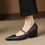 Orvia Genuine Leather Heels