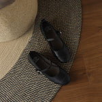 Sela Genuine Leather Flats