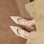 Cyra Genuine Leather Heels